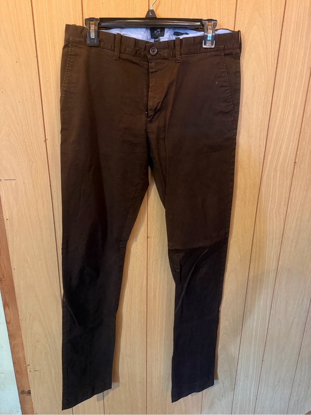 J. Crew Men's Dark Brown Chinos